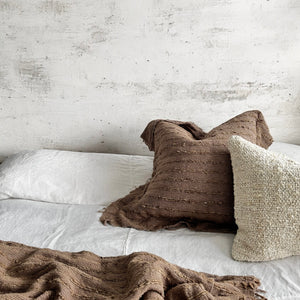 The Sabi Coverlet- Ivory