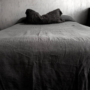 The Sabi Coverlet- Charcoal