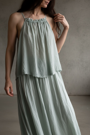 Gidget Shift Top-Ice Blue