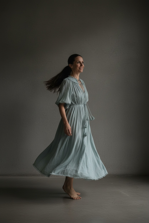 Ophelia Dress- Ice Blue