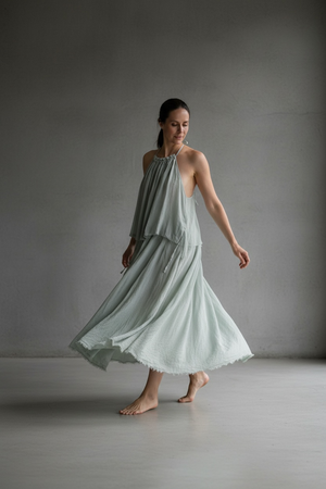 Gidget Shift Top-Ice Blue