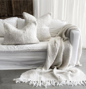 Sherpa Ivory Throw