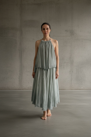 Gidget Shift Top-Ice Blue