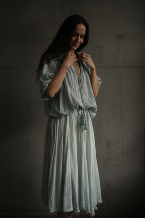 Ophelia Top- Ice Blue