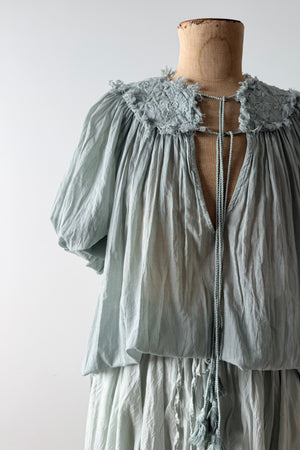 Ophelia Top- Ice Blue