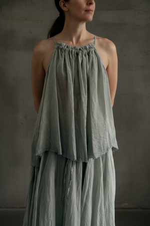 Gidget Shift Top-Ice Blue