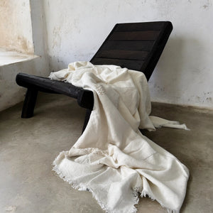 The Sabi Coverlet- Ivory