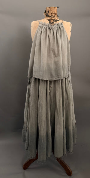 Gidget Shift Top-Smoke