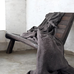 The Sabi Coverlet- Charcoal