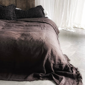 The Sabi Coverlet- Raw Natural