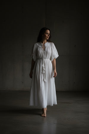 Ophelia Dress- White