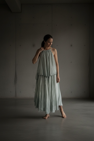 Parasol Skirt- Ice Blue