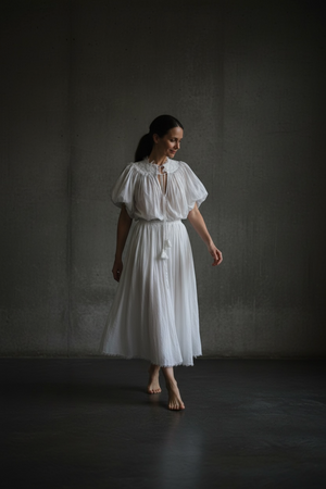 Parasol Skirt- White