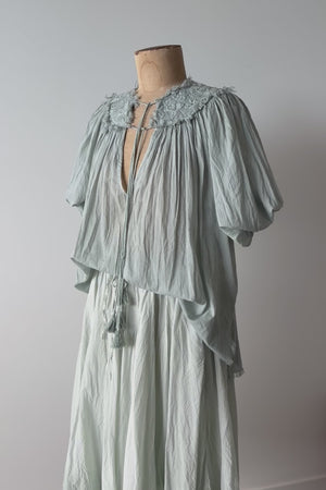 Ophelia Top- Ice Blue