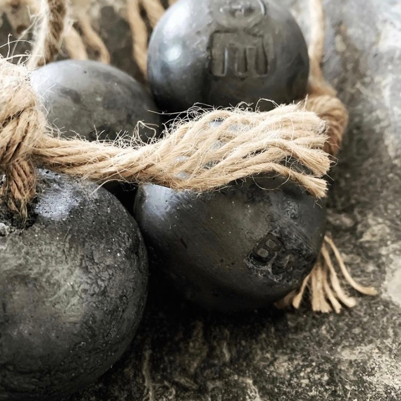 Ball Soap- on a rope.