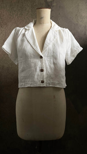 Capri Shirt- White