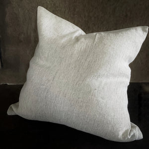 Silk/Linen Ivory Textured Cushion Cover